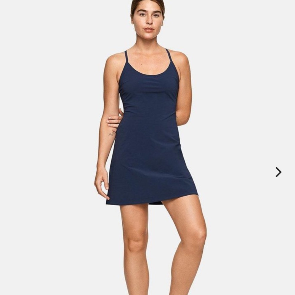 OUTDOOR VOICES Navy Exercise Dress